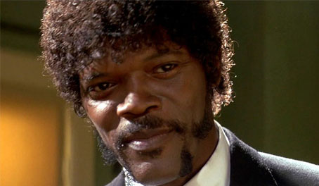 Barbón famoso: Samuel L. Jackson, en Pulp Fiction patillas